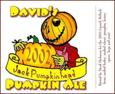 2002 Pumpkin Ale label