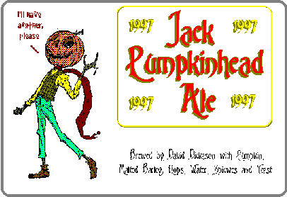 Pumpkin Ale 1997 label