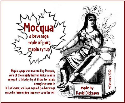 Mocqua label