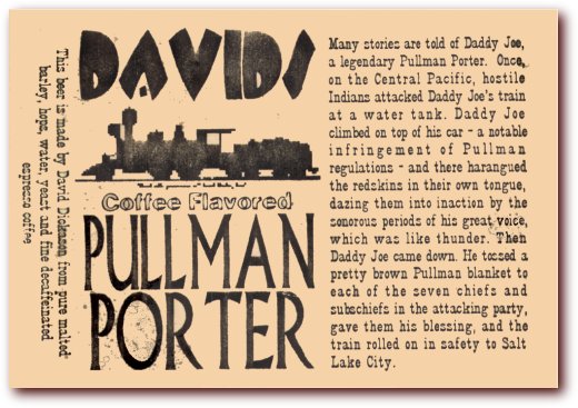 Pullman Porter label