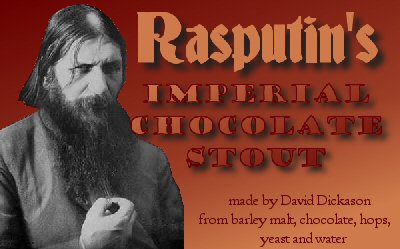 Rasputins Chocolate label