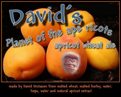 apricot ale label